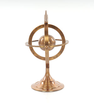 Homeroots 5.5" X 7" X 8.5" Brass Armillary  Metal 364216