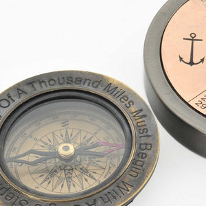 Homeroots Set Of 2 100 Year Calendar And Compass Quote  Metal 364222