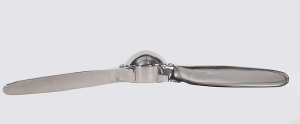 Homeroots 24" Nickel Metal Hand Painted Figurine Tabletop Sculpture  Metal 364223