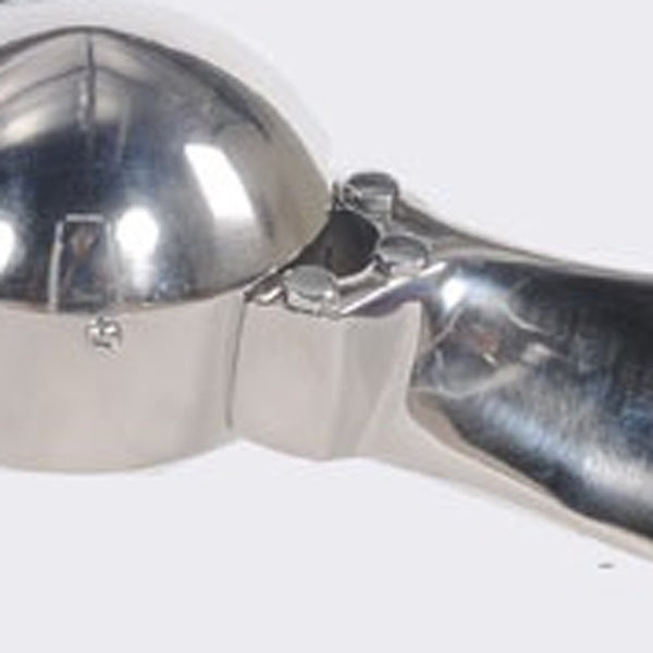 Homeroots 24" Nickel Metal Hand Painted Figurine Tabletop Sculpture  Metal 364223