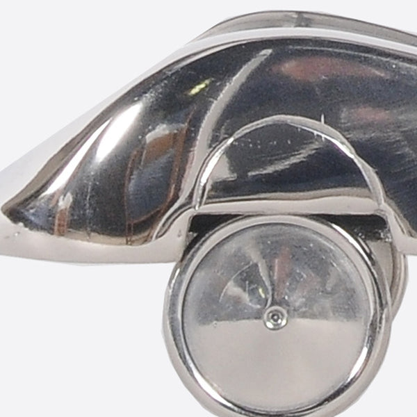 Homeroots 3" Nickel Aluminum Hand Painted Model Car Tabletop Sculpture  Aluminum 364224