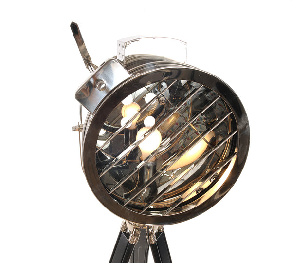 Homeroots 32" X 32" X 67" Stainless Steel  Floor Lamp  Metal 364230