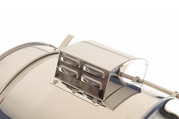 Homeroots 32" X 32" X 67" Stainless Steel  Floor Lamp  Metal 364230