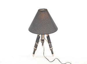 HomeRoots 26" Black Tripod Lamp - Modern Elegance with Empire Shade for Warm Light in Any Living Space 364231