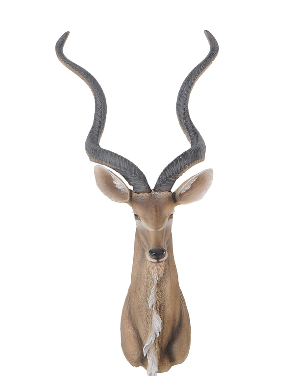 Homeroots 13" X 9" X 33" Antelope Head Wall Decorative  Resin 364241
