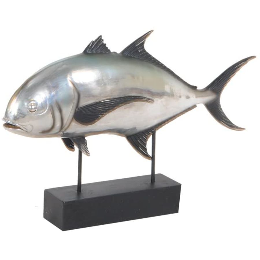 Homeroots 15" Multiple Colors Metal Hand Painted Sculpture  Resin 364242