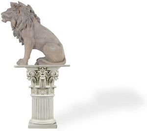 Homeroots 20" Natural Resin Hand Painted Figurine Tabletop Sculpture  Resin 364243