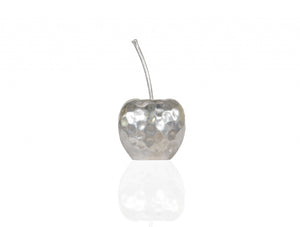 Homeroots Delicious Hammered Finish Apple Statue  Resin 364249