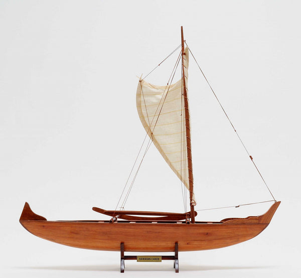 Homeroots 10" X 25.25" X 24" Hawaiian Canoe  Solid Wood 364261
