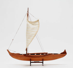 Homeroots 10" X 25.25" X 24" Hawaiian Canoe  Solid Wood 364261