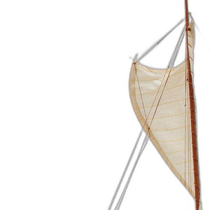 Homeroots 10" X 25.25" X 24" Hawaiian Canoe  Solid Wood 364261
