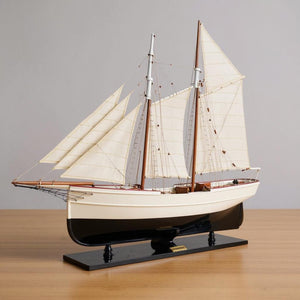 HomeRoots 7" Wanderbird Nautical Model Ship – Hand-Built, Museum-Quality Replica for Home Decor & Gifting 364267
