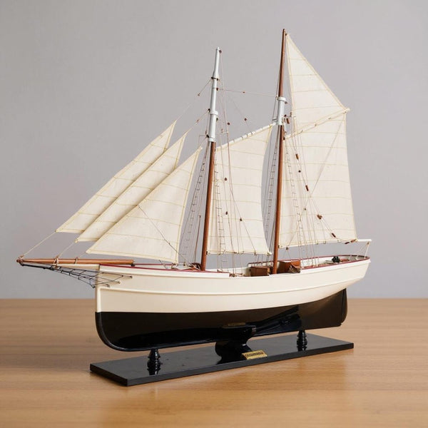 HomeRoots 7" Wanderbird Nautical Model Ship – Hand-Built, Museum-Quality Replica for Home Decor & Gifting 364267