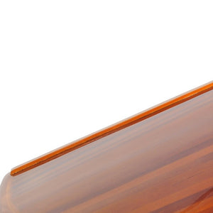 Homeroots 12.375" X 107" X 15.375" Display Half Canoe  Solid Wood 364271