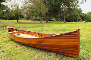 Homeroots 35.5" X 216" X 27" Wooden Canoe  Wood 364273