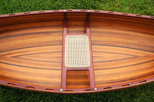 Homeroots 26.25" X 118.5" X 16" Wooden Canoe  Wood 364276