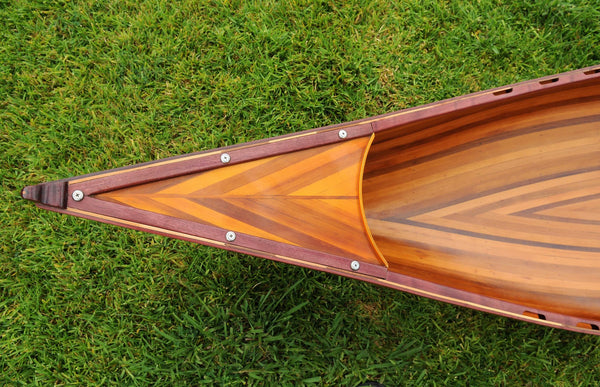 Homeroots 26.25" X 118.5" X 16" Wooden Canoe  Wood 364276
