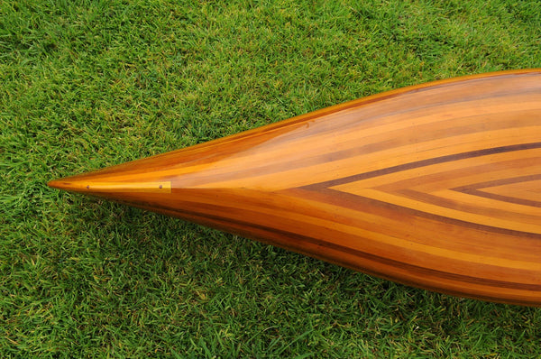Homeroots 26.25" X 118.5" X 16" Wooden Canoe  Wood 364276