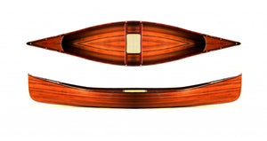 Homeroots 26.25" X 118.5" X 16" Wooden Canoe  Wood 364276