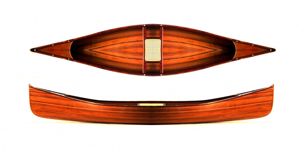 Homeroots 26.25" X 118.5" X 16" Wooden Canoe  Wood 364276