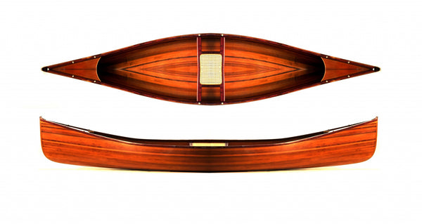 Homeroots 26.25" X 118.5" X 16" Wooden Canoe  Wood 364276