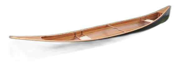 Homeroots 35.125" X 216" X 22.5" Wooden Canoe Dark Stained Finish  Wood 364284