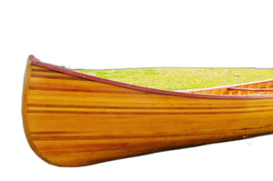 Homeroots 28.5" X 144" X 21" Wooden Canoe With Ribs Curved Bow  Wood 364287