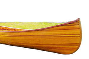 Homeroots 28.5" X 144" X 21" Wooden Canoe With Ribs Curved Bow  Wood 364287