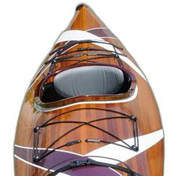 Homeroots 24" X 177" X 13.5" White And Purple Ribbonwooden Kayak  Wood 364291