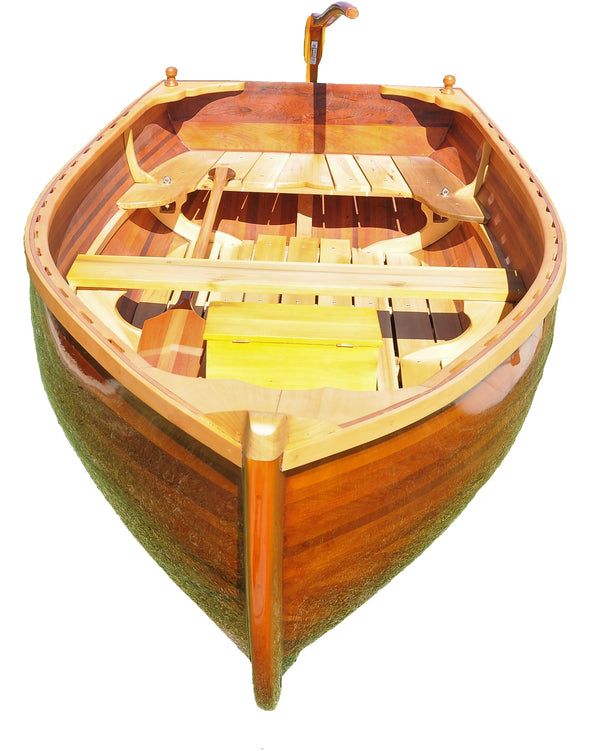 Homeroots 51" X 118.5" X 27.75" Little Bear Wooden Dinghy  Wood 364292