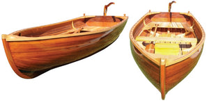 Homeroots 51" X 118.5" X 27.75" Little Bear Wooden Dinghy  Wood 364292