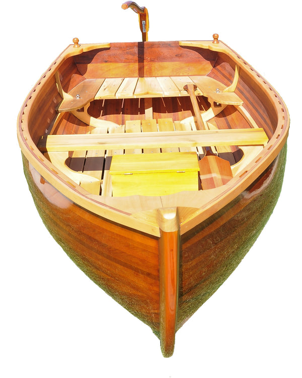Homeroots 51" X 118.5" X 27.75" Little Bear Wooden Dinghy  Wood 364292