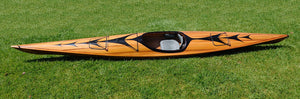 Homeroots 23" X 206" X 13" Wooden Kayak With Arrows Design  Wood 364294