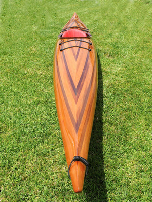 Homeroots 20" X 216" X 13" Hudson Wooden Kayak  Wood 364295