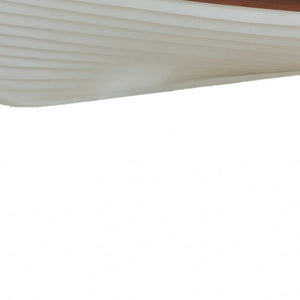 Homeroots 41" X 147.5" X 27.5" Clinker Built Whitehall Row Boat  Wood 364299