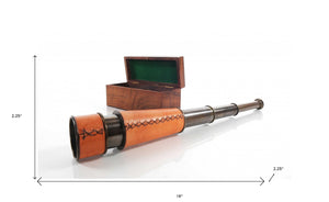 Homeroots 2" Brass Metal Hand Painted Figurine Tabletop Sculpture  Metal 364318