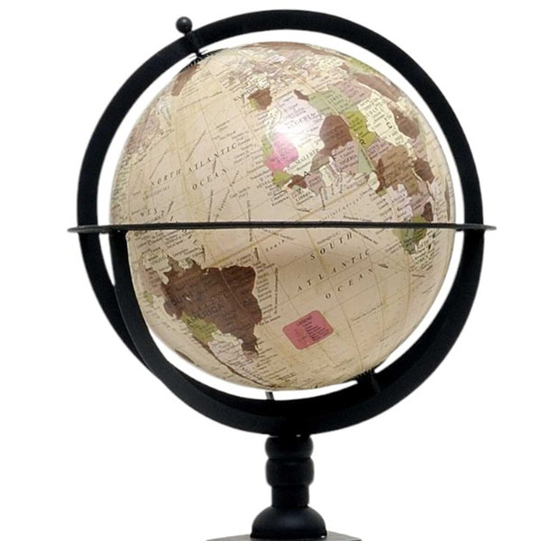 Homeroots 11" X 11" X 22.5" Globe On Tristand  Metal 364328