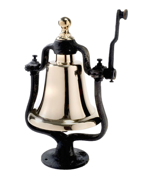 Homeroots 11.5" X 7" X 14.5" Victory Bell  Metal 364339