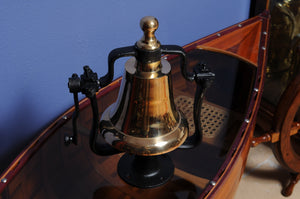 Homeroots 11.5" X 7" X 14.5" Victory Bell  Metal 364339