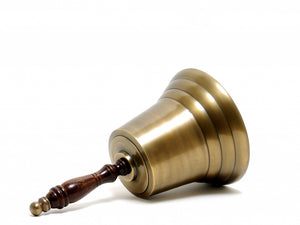 Homeroots 8" X 8" X 11.5" Hand Bell  Metal 364341