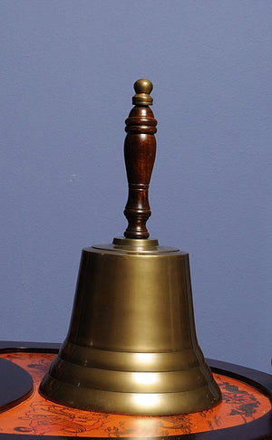 Homeroots 8" X 8" X 11.5" Hand Bell  Metal 364341
