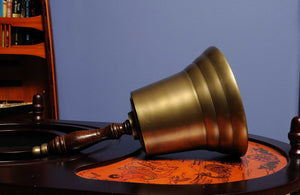 Homeroots 8" X 8" X 11.5" Hand Bell  Metal 364341