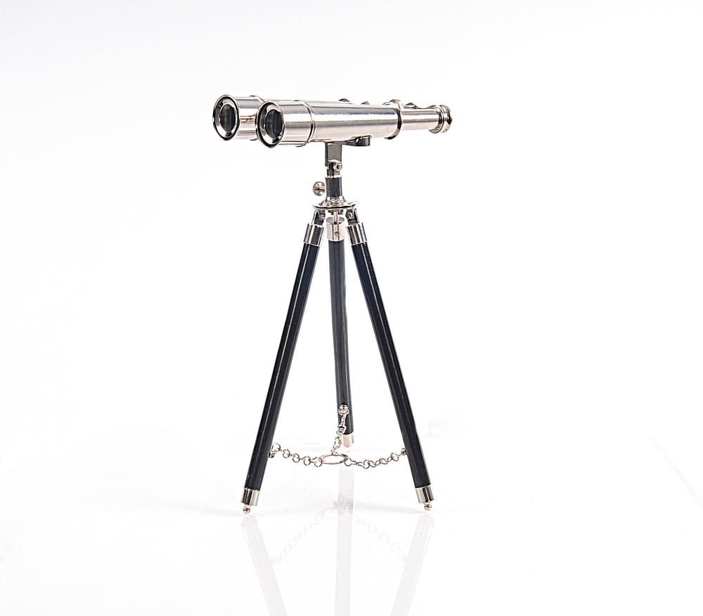 Homeroots 8" X 9" X 15.5" Binocular With Stand  Metal 364343