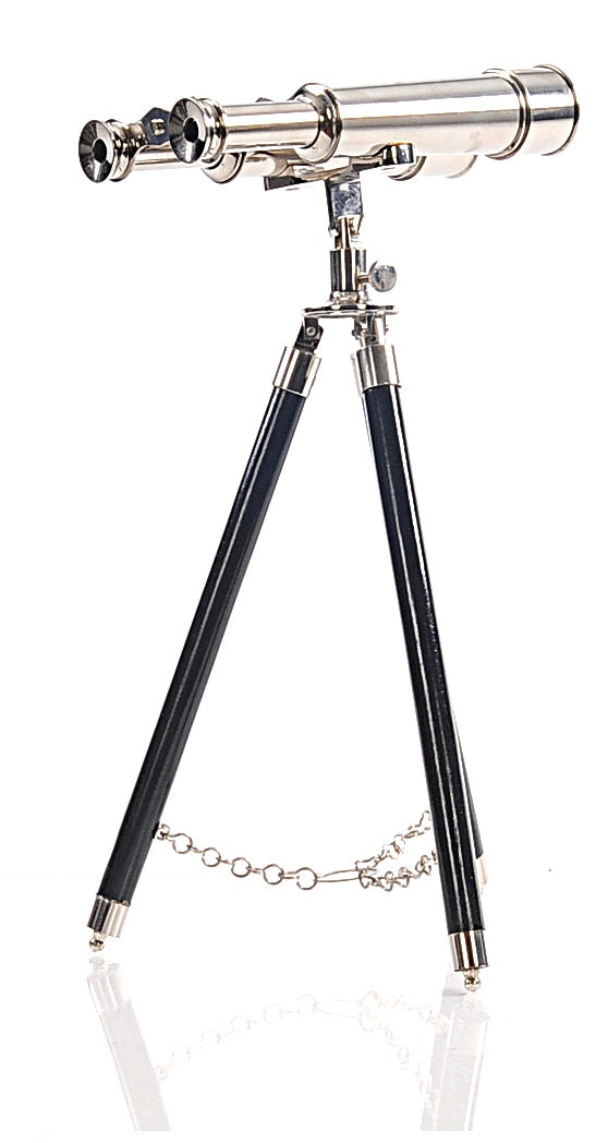 Homeroots 8" X 9" X 15.5" Binocular With Stand  Metal 364343