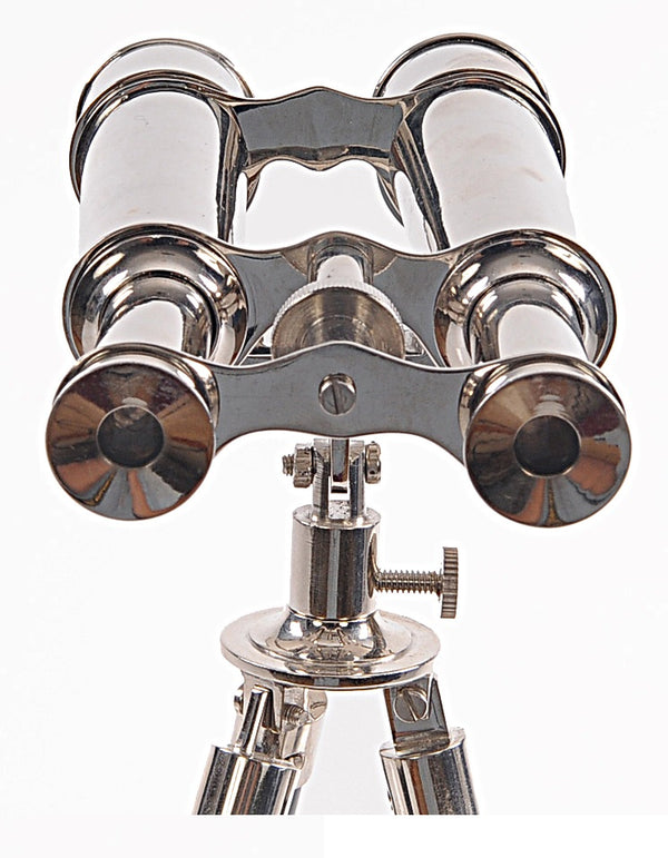 Homeroots 8" X 9" X 15.5" Binocular With Stand  Metal 364343