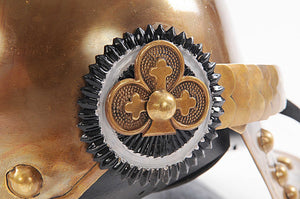 Homeroots 9" X 12.5" X 8" German Helmet  Metal 364344