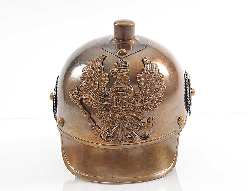 Homeroots 9" X 12.5" X 8" German Helmet  Metal 364344