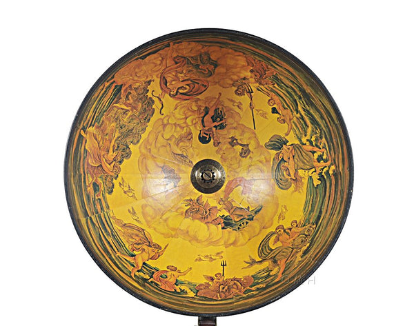 Homeroots 13" X 15" X 19" Red Globe With Chess Holder  Manufactured Wood 364359