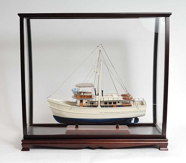 HomeRoots 40" Elegant Dark Brown Solid Mahogany Display Stand - Versatile Storage for Any Room Décor! 364364