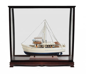 HomeRoots 40" Elegant Dark Brown Solid Mahogany Display Stand - Versatile Storage for Any Room Décor! 364364